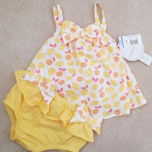 Lemon print 2 piece set.
